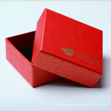Caja de papel de regalo de la caja de embalaje de la joyería personalizada